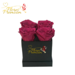 CAJITA CON 4 ROSAS