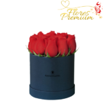 CAJA CILINDRICA BOX DE 10 ROSAS