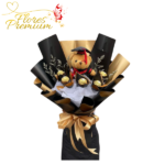 RAMO GRADUACION PELUCHE 25 CM 6 BOMBONES