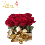 DETALLE NAVIDEÑO 9 ROSAS