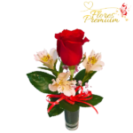 ROSA EN VIDRIO