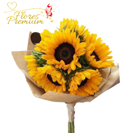 RAMO DE 10 GIRASOLES