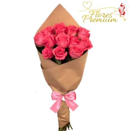 RAMO DE 12 ROSAS IMPORTADAS