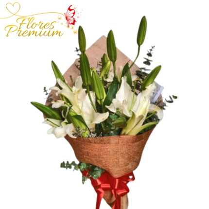 RAMO DE 15 VARAS DE LILIUM Y ENVOLTURA