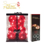 OSO TEDDY CON LUZ Y BOMBONES BELGIAN