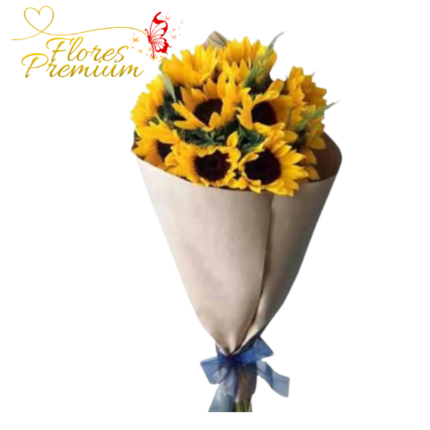 RAMO DE 10 GIRASOLES