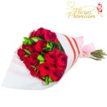 RAMO BOUQUET DE 15 ROSAS IMPORTADAS