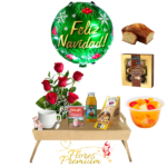 DESAYUNO BANDEJA A LA CAMA CON TOQUE FLORAL MERRY