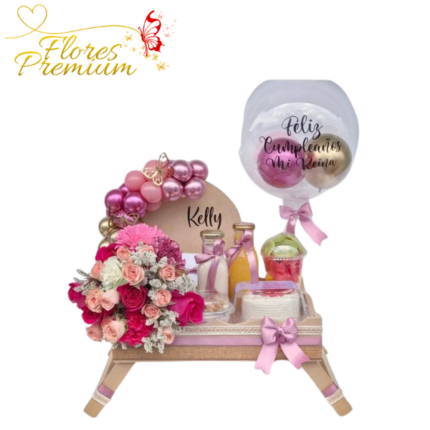 DESAYUNO EN BANDEJA TOPIARIO