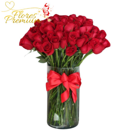 FLORERO PARA SORPRENDER DE 60 ROSAS