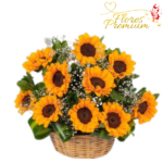 CANASTA DE GIRASOLES