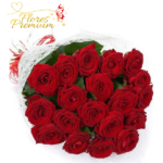 RAMO BOUQUET DE 18 ROSAS IMPORTADAS