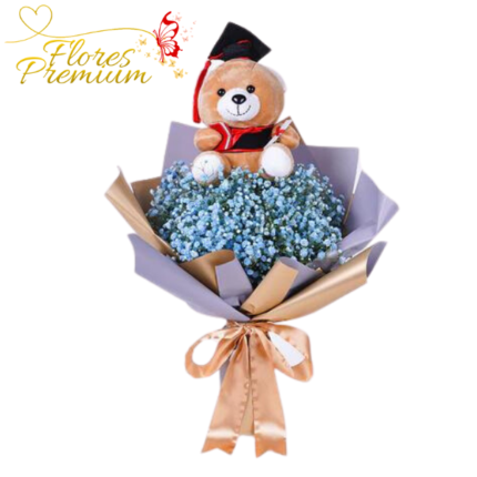 RAMO GRADUACION PELUCHE 20 CM ILUMINACION