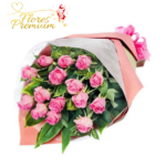 RAMO DE 15 ROSAS IMPORTADAS
