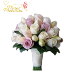 BOUQUET DE 20 ROSAS Y 10 TULIPANES