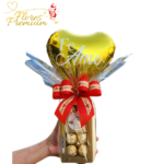 FERRERO ROCHER 100GRS Y GLOBO METALIZADO