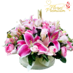 BOX DE ROSAS Y LILIUM