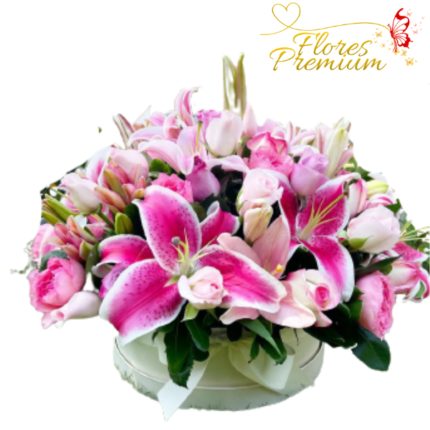 BOX DE ROSAS Y LILIUM