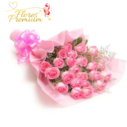 RAMO EXTENDIDO DE 25 ROSAS IMPORTADAS