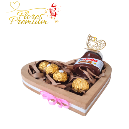 DULCE BASE DE MADERA CORAZON