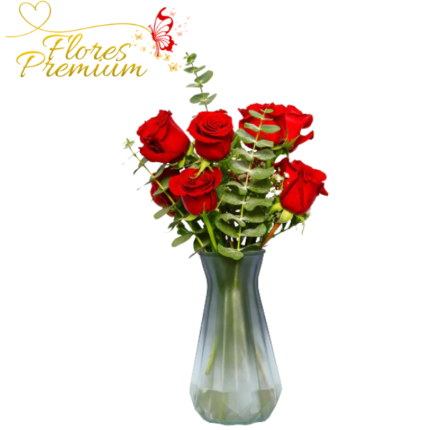 FLORERO DE 6 ROSAS