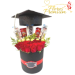 BOX DE 10 ROSAS Y DULCES