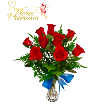 FLORERO DE 9 ROSAS