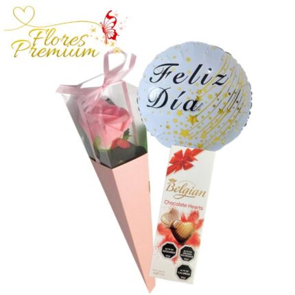 ROSA CONO BELGIAN + GLOBO