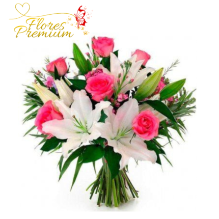 RAMO DE ROSAS Y LILIUM