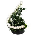ARREGLO ESPIRAL DE 25 ROSAS