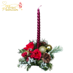 LUZ DE NAVIDAD 2 ROSAS DE JABON, ADONOS Y VELA